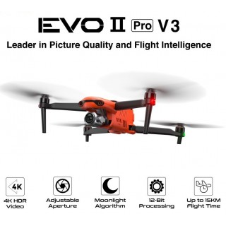 AUTEL EVO II PRO V3 Drone 6K 20MP 1” Sensor 15KM 40Min - Drone Autel Evo II Pro V3